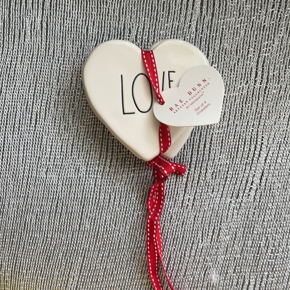 Rae Dunn 4 Coasters - Picture 2 of 7